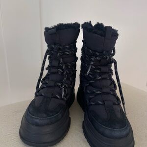 Kids Zara Black Winter Boots